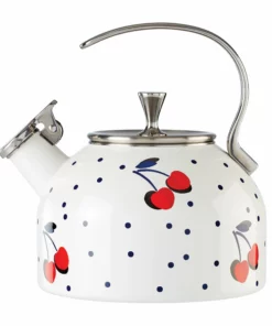 Kate Spade Kitchen Vintage Cherry Dot Tea Kettle