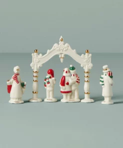Lenox Mistletoe Park 5-Piece Figurine Set Home Décor