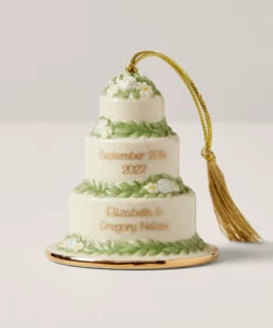 Lenox Our 1st Christmas Together Wedding Cake Ornament Personalized Ornaments