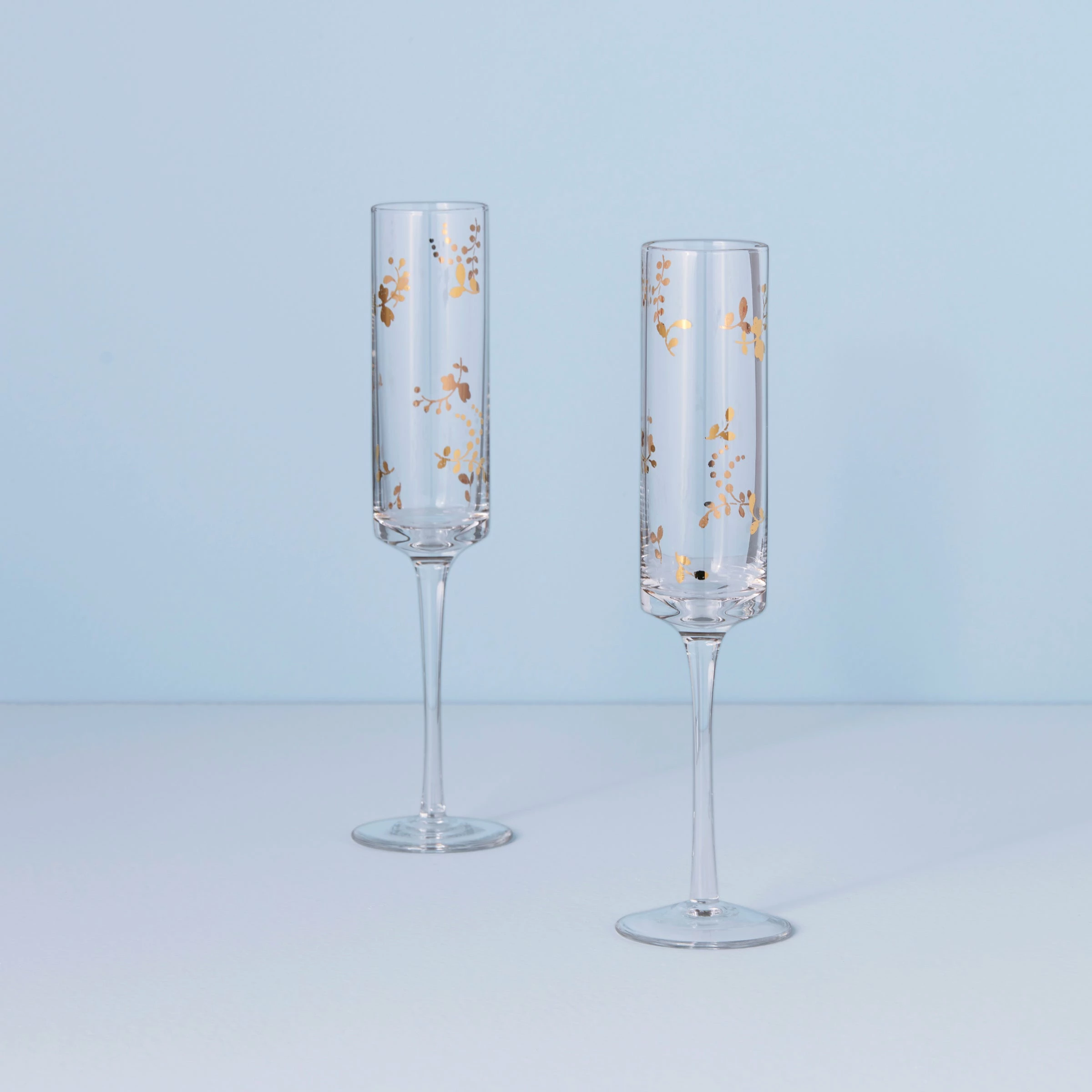 Lenox Opal Innocence Flourish 2-Piece Toasting Flute Set Drinkware