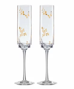 Lenox Opal Innocence Flourish 2-Piece Toasting Flute Set Drinkware