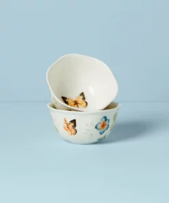 Lenox Butterfly Meadow 2-Piece Dessert Bowl Set