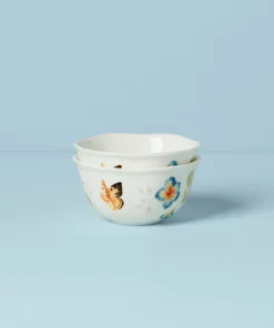 Lenox Butterfly Meadow 2-Piece Dessert Bowl Set