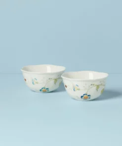Lenox Butterfly Meadow 2-Piece Dessert Bowl Set