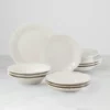 Lenox French Perle 12-Piece Plate & Bowl Dinnerware Set