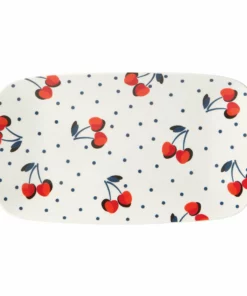 Kate Spade Vintage Cherry Dot Hors D'oeuvre Tray Dinnerware