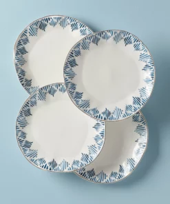 Lenox Blue Bay 4-Piece Dinner Plate Set
