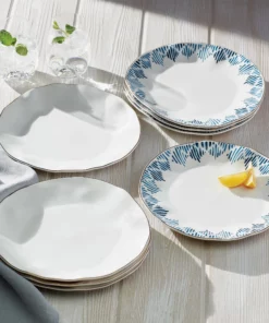 Lenox Blue Bay 4-Piece Dinner Plate Set