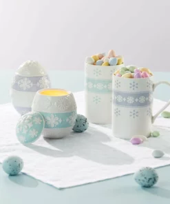 Lenox Easter Eyelet Candle Home Décor