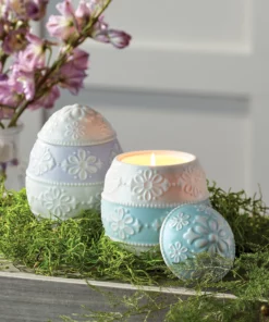 Lenox Easter Eyelet Candle Home Décor