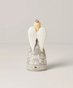 Lenox Home Décor Festive Folk Light-Up Angel Figurine