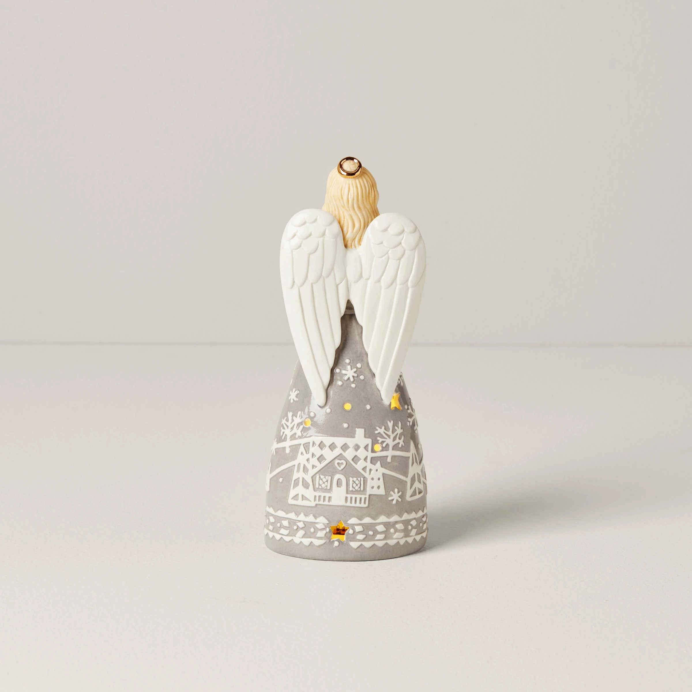 Lenox Home Décor Festive Folk Light-Up Angel Figurine