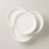 Lenox Profile White Porcelain 4-Piece Dinner Plate Set Dinnerware