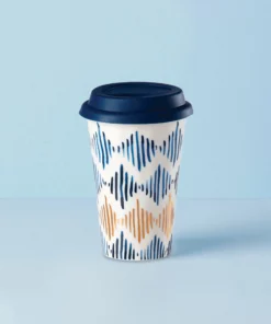 Lenox Dinnerware Blue Bay Thermal Travel Mug