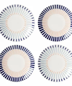 Kate Spade Brook Lane 4-Piece Tidbit Plate Set Dinnerware