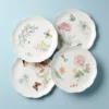 Lenox Dinnerware Butterfly Meadow 4-Piece Dinner Plate Set