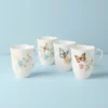 Lenox Butterfly Meadow 4-Piece Mug Set