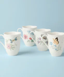 Lenox Butterfly Meadow 4-Piece Mug Set