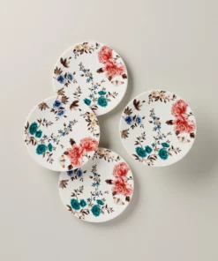 Lenox Dinnerware Sprig & Vine 4-Piece Dessert Plate Set