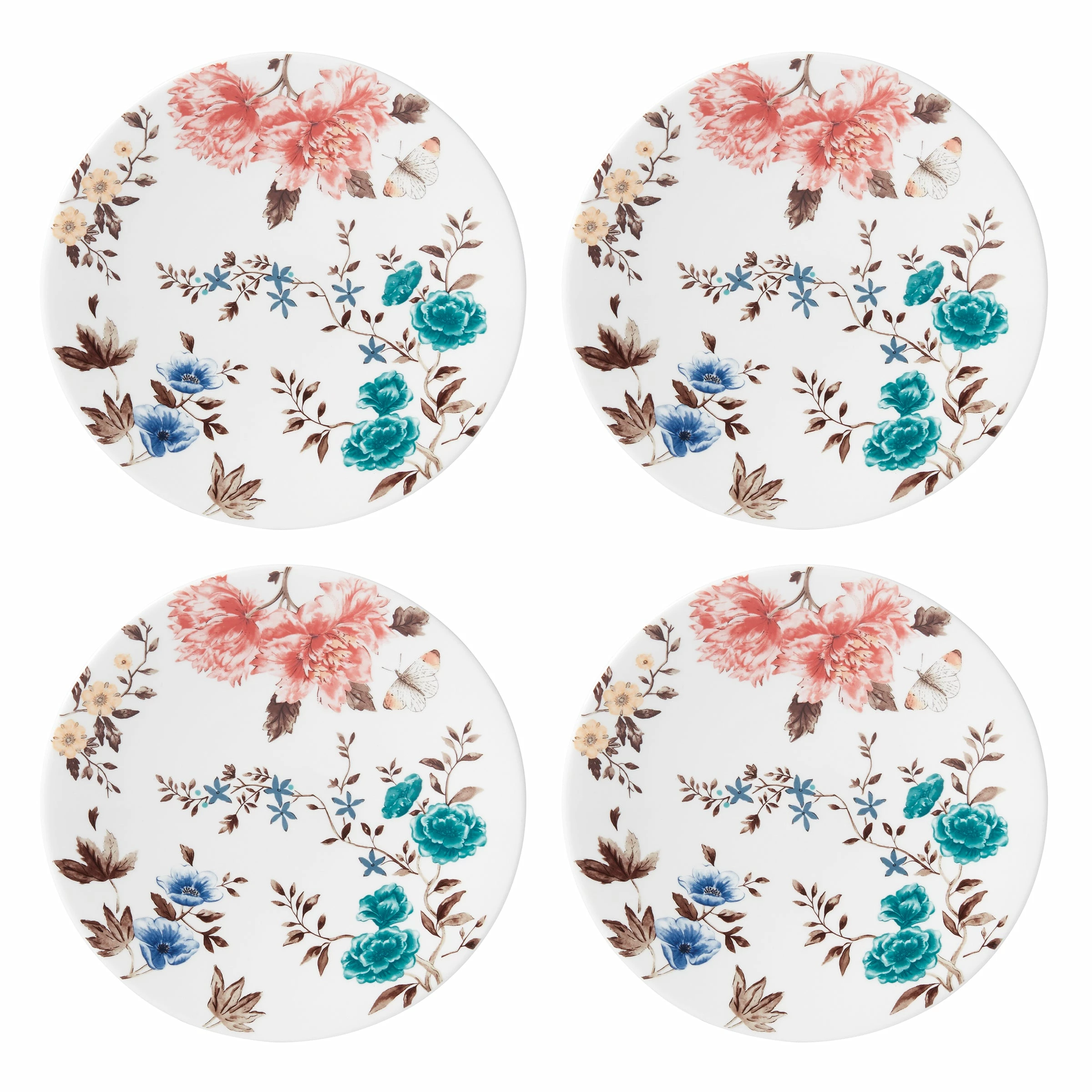 Lenox Dinnerware Sprig & Vine 4-Piece Dessert Plate Set