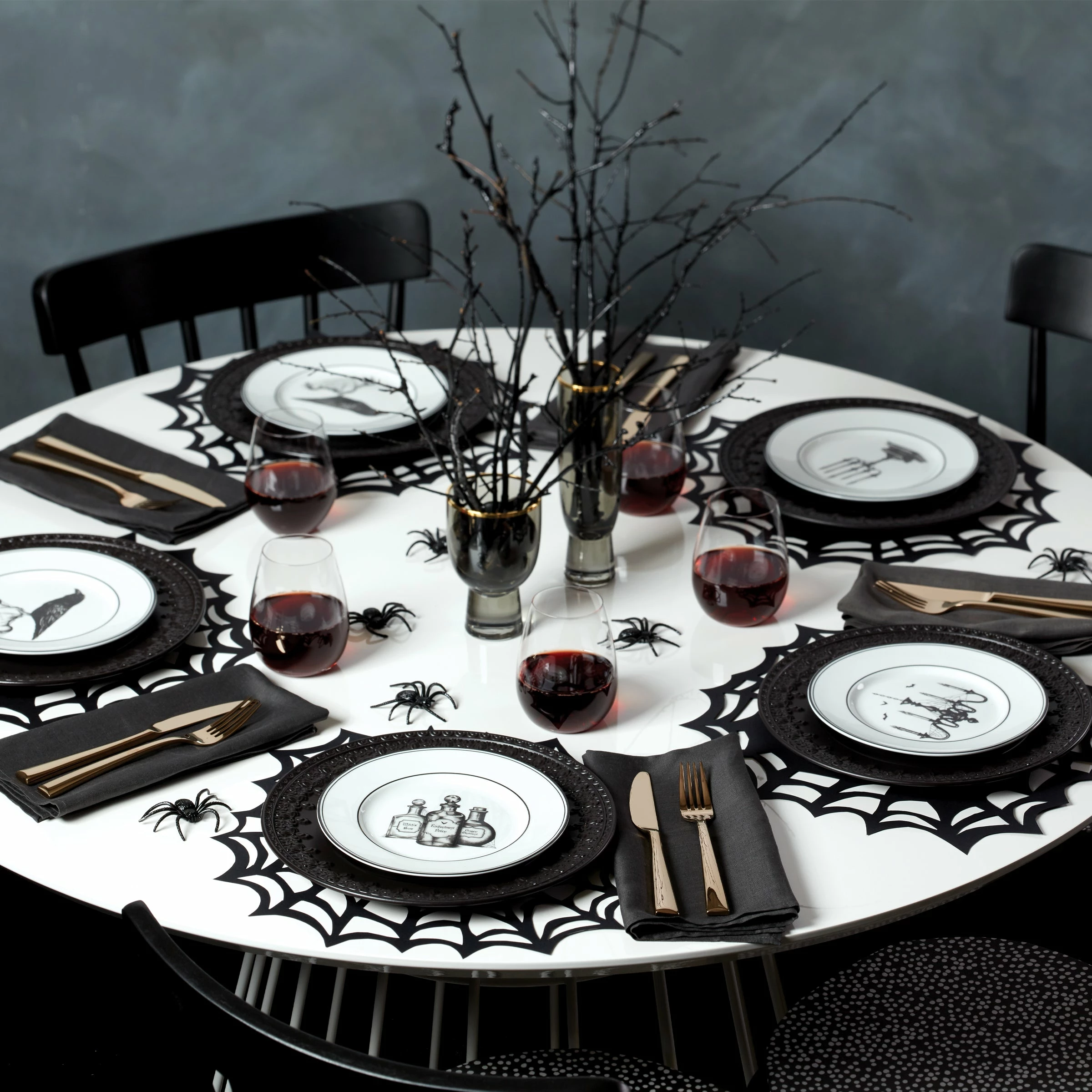 Lenox Vintage Halloween 4-Piece Dessert Plate Set