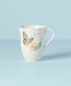 Lenox Butterfly Meadow Gold Mug Dinnerware