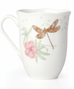 Lenox Butterfly Meadow Gold Mug Dinnerware