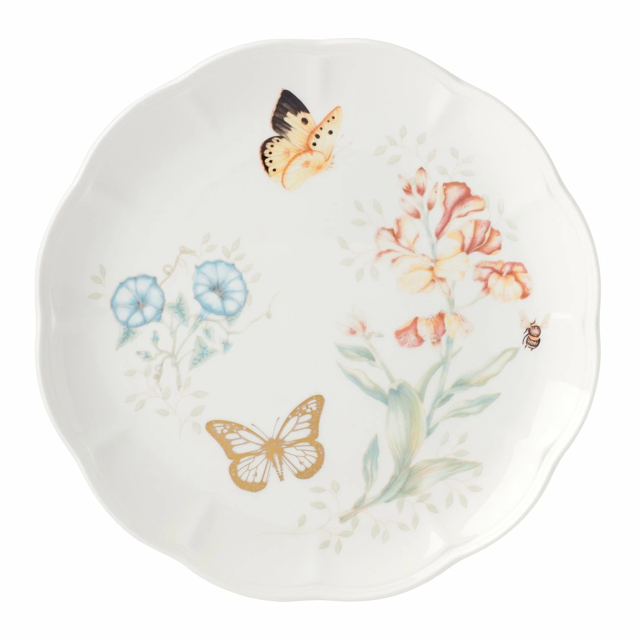 Lenox Dinnerware Butterfly Meadow Gold Dinner Plate