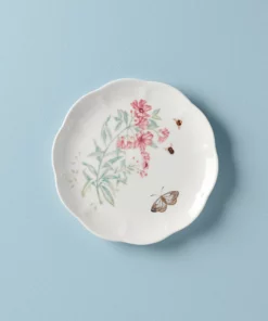 Lenox Butterfly Meadow Gold Accent Plate Dinnerware