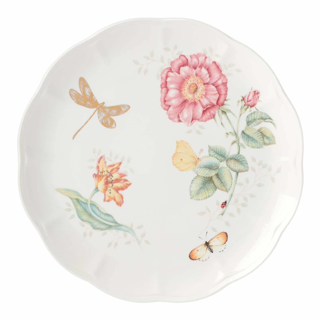 Lenox Dinnerware Butterfly Meadow Gold Dinner Plate