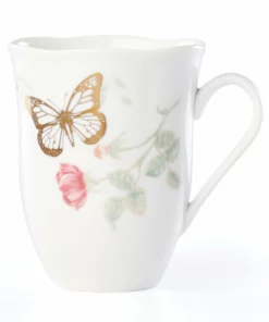Lenox Butterfly Meadow Gold Mug Dinnerware