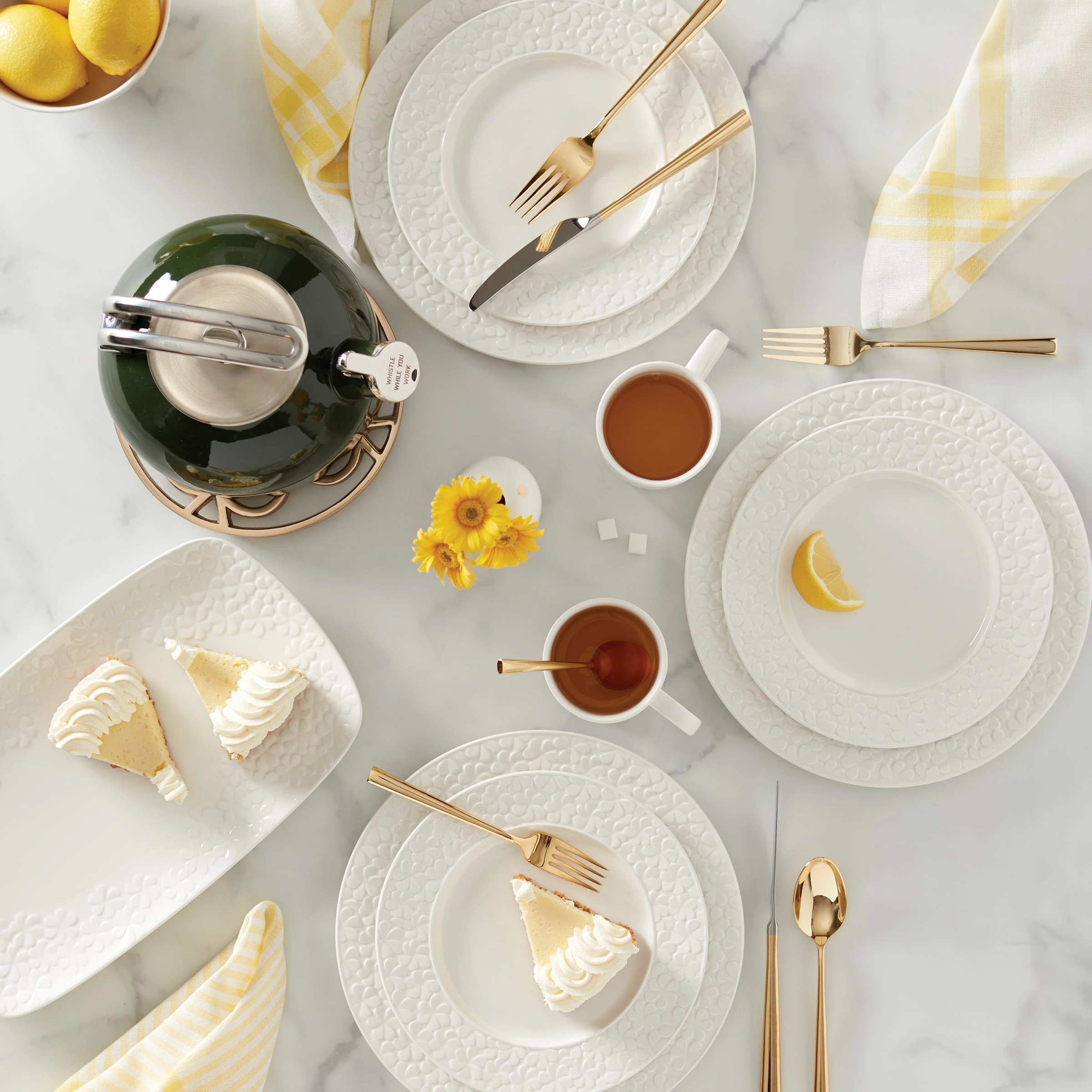 Kate Spade Blossom Lane 4-Piece Accent Plate Set