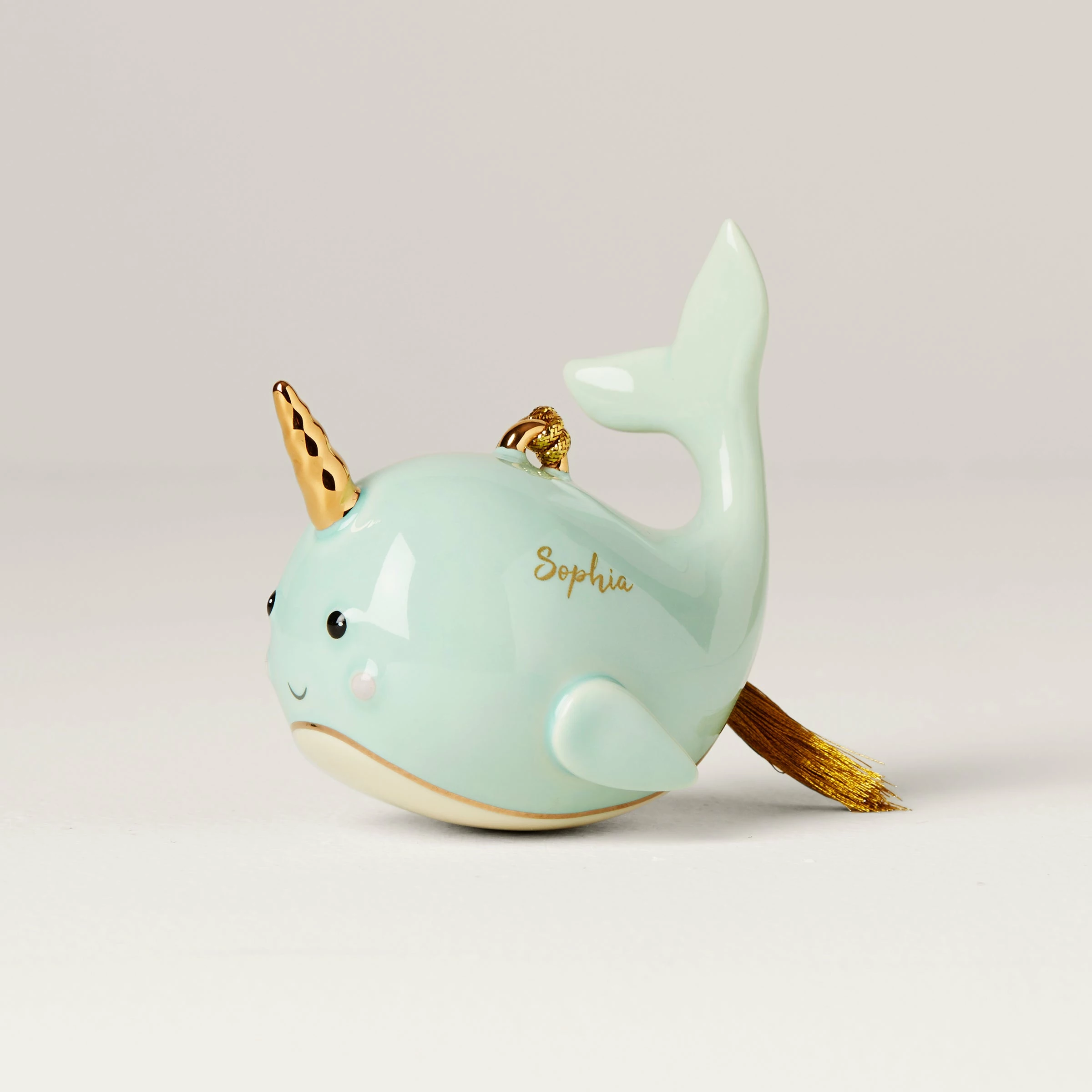 Lenox Narwhal Ornament Personalized Ornaments