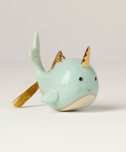 Lenox Narwhal Ornament Personalized Ornaments