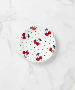 Kate Spade Vintage Cherry Dot Accent Plate