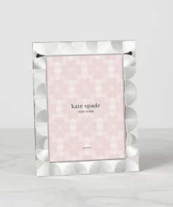 Kate Spade South Street 8" X 10" Silver Scallop Frame Home Décor