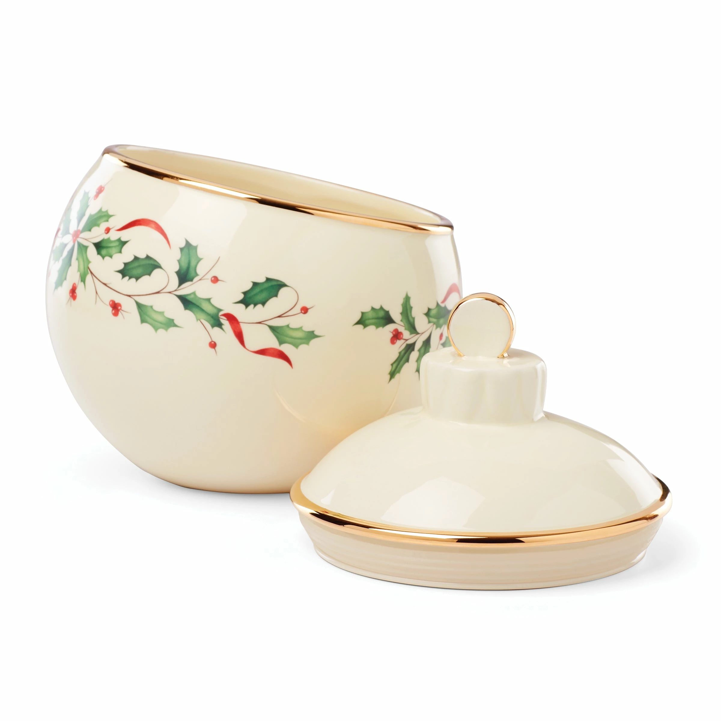 Lenox Holiday Ornament Cookie Jar Dinnerware