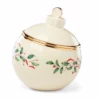 Lenox Holiday Ornament Cookie Jar Dinnerware
