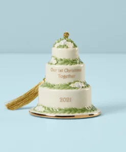 Lenox 2021 Our First Christmas Together Cake Ornament Sale
