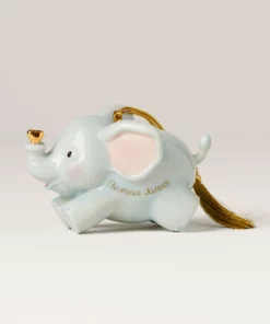 Lenox Personalized Ornaments Baby's First Christmas Elephant Ornament