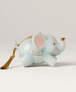 Lenox Personalized Ornaments Baby's First Christmas Elephant Ornament