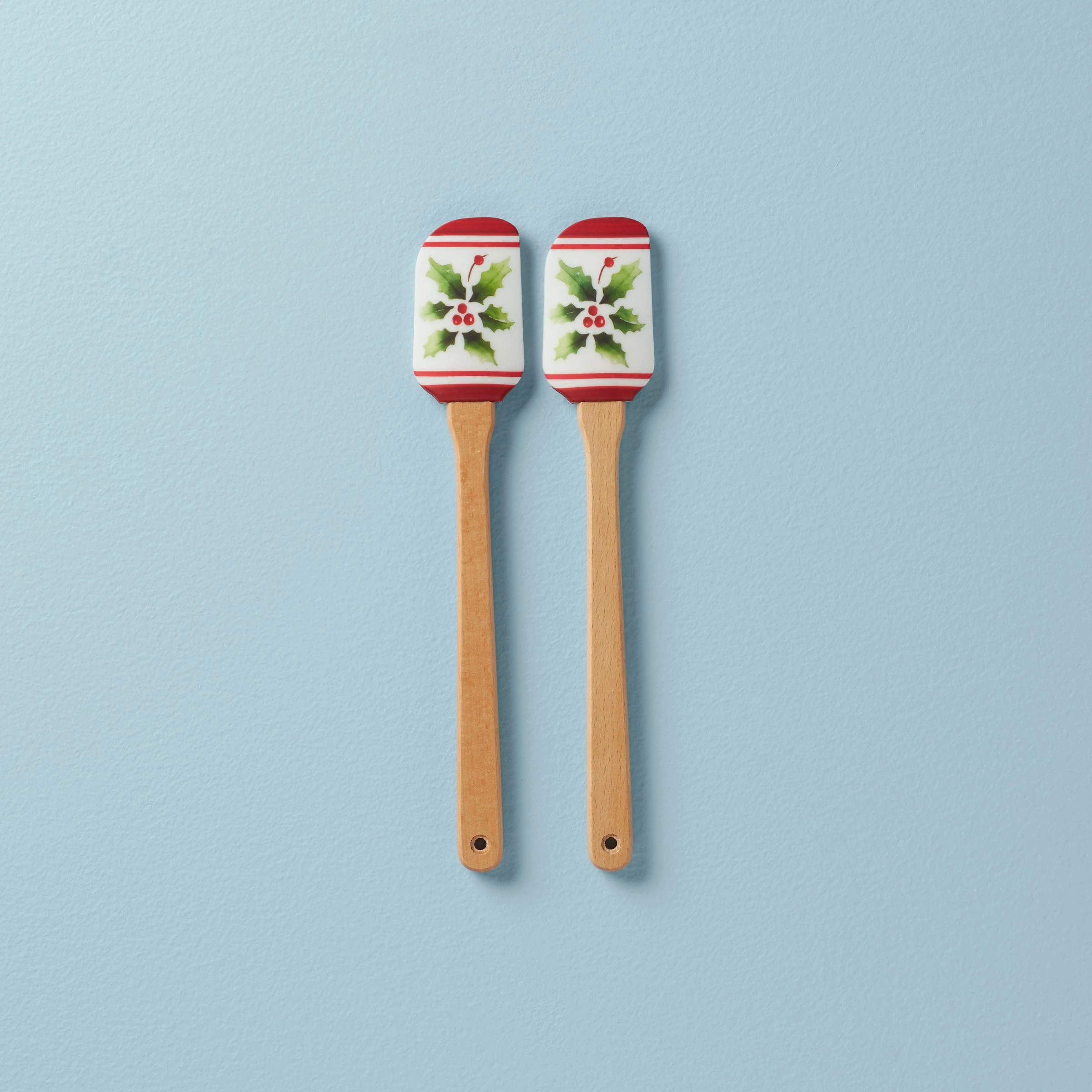 Lenox Holiday Handpaint Stripe 2-Piece Spatula Set Kitchen