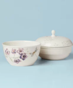 Lenox Butterfly Meadow 3-Piece Stackable Bowl Set