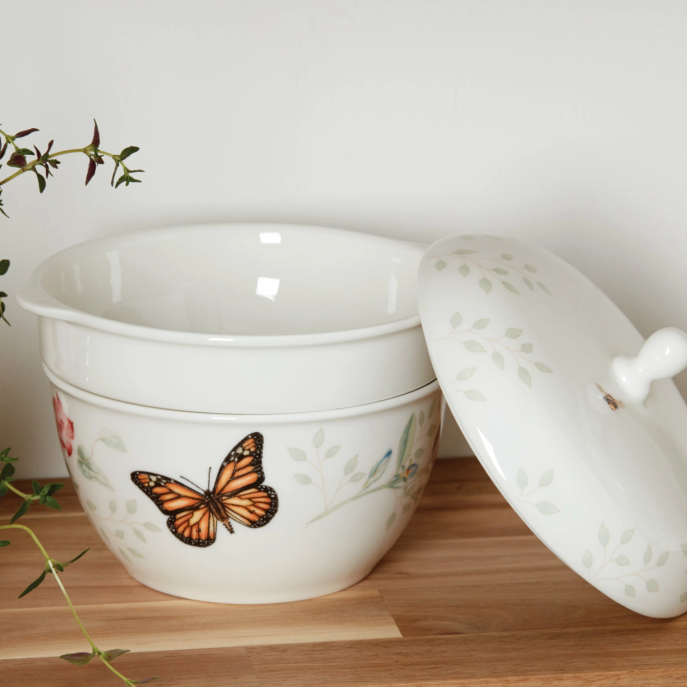 Lenox Butterfly Meadow 3-Piece Stackable Bowl Set