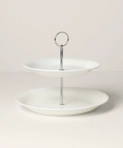 Lenox Profile 2-Tiered Server Dinnerware