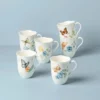 Lenox Dinnerware Butterfly Meadow 6-Piece Mug Set