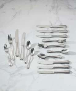 Lenox Textured Neutrals 24-Piece Flatware Set