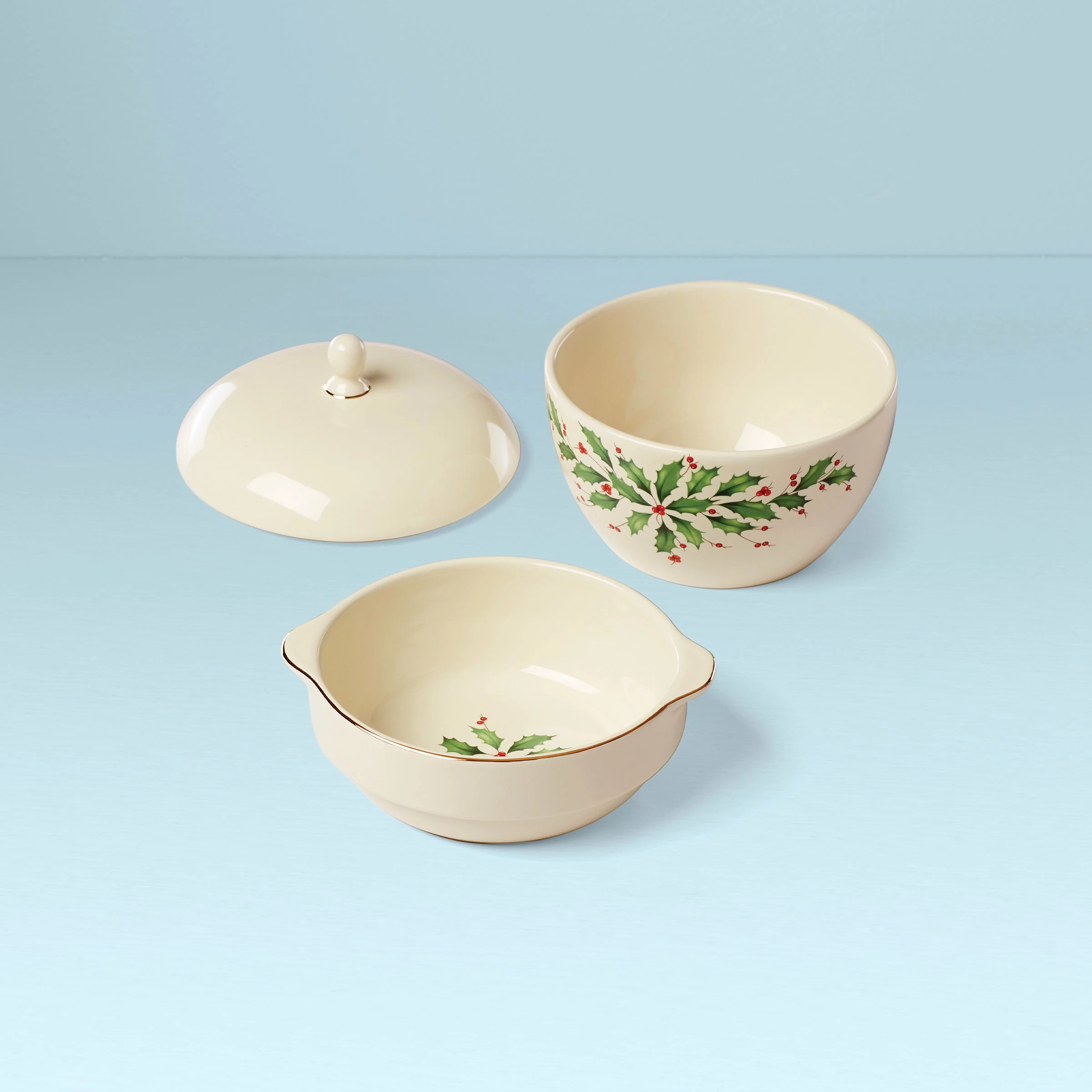 Lenox Holiday Stackable Bowl Set Dinnerware
