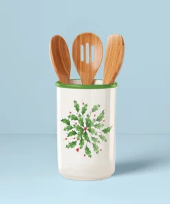 Lenox Holiday Utensil Holder Set Dinnerware