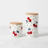 Kate Spade Vintage Cherry Dot 2-Piece Canister Set Kitchen